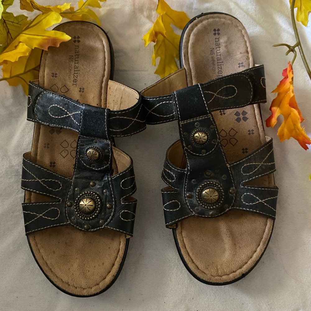 Naturalizer N5 Comfort sandals women size 9 black